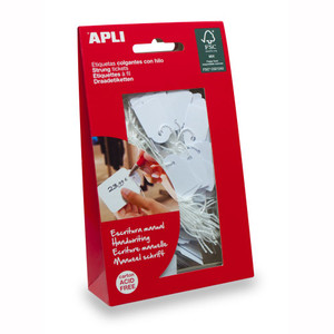 APLI STRUNG TICKETS 22x35mm White Bag 100