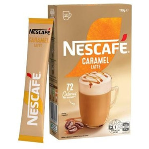 NESCAFE CARAMEL COFFEE MIXES 10PK