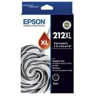 EPSON 212XL ORIGINAL HIGH YIELD BLACK INK CARTRIDGE (C13T02X192) Suits Epson XP 4100 / 3105 / 3100 / 2100 / Epson WF 2850 / 2830, EPSON WF 2810