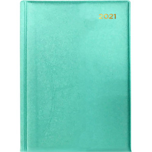 Collins Belmont Colours Diary Day To A Page A5 Teal (2024)