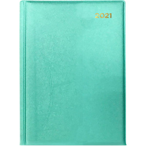 Collins Belmont Colours Diary Week To View A7 With Pencil Teal (2024)