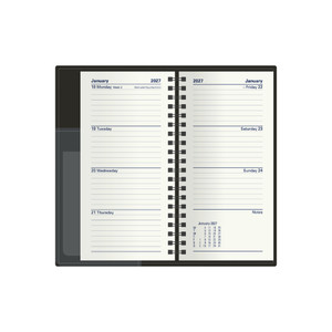 Debden Associate II Diary Week To View B6/7 Black (Pre-Order Now for 2027) ** ETA 30/9/2026 **