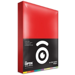 OPTIX RAZA RED 210X297 A4 PAPER 160GSM PK200