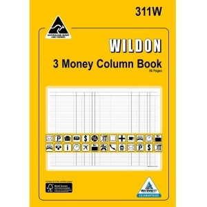 WILDON 3 MONEY COLUMN BOOK (311W)