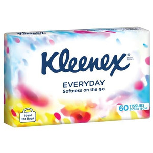 Kleenex Facial Tissue Soft Pack 60s