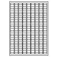 LASER COPIER LABELS 252ppg 20x10mm (Box of 100)