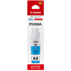 CANON GI60 CYAN INK BOTTLE (TO SUIT CANON G6060, CANON G6065, CANON G7065)