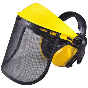 Maxisafe Mesh Visor & Earmuff Combo