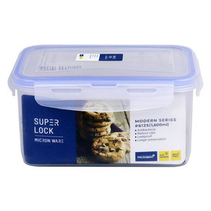 Super Lock Container 1600ml 19x13.3x9.5cm BPA FREE