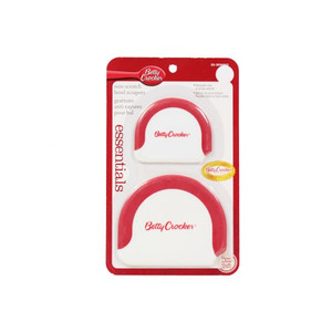 Non Scratch Bowl Scrapers 9 & 6.5cm (Pack of 2) (Betty Crocker)