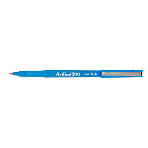 ARTLINE 200 FINELINER PEN 0.4MM SKY BLUE (BX12)