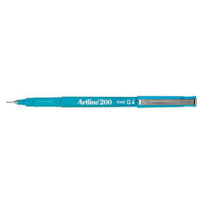 ARTLINE 200 FINELINER PEN 0.4MM TURQUOISE (BX12)