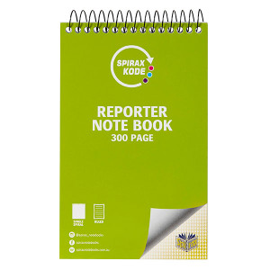 SPIRAX KODE 956 REPORTER NOTEBOOK 300PG