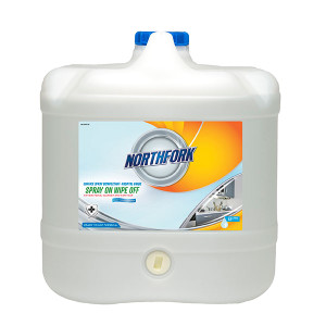 NORTHFORK SURFACE SPRAY DISINFECTANT HOSPITAL GRADE SPRAY ON WIPE OFF 15L