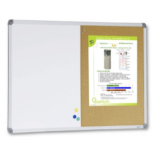 VISION CHART CLASSIC COMBO Corkboard and Whiteboard 1200 x 900mm