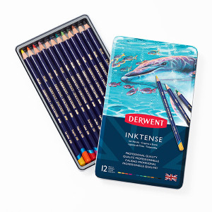 DERWENT INKTENSE PENCIL TIN 12