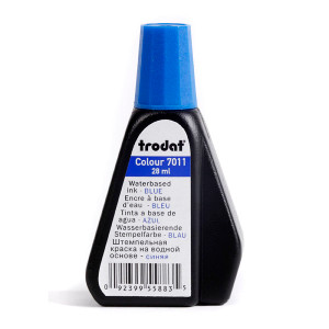 TRODAT 7011 STAMP PAD INK 28ML BLUE