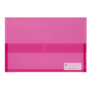 MARBIG POLYPICK WALLET FOOLSCAP TRANSLUCENT PINK