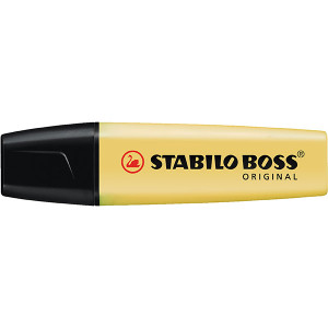 STABILO BOSS HIGHLIGHTER PASTEL MILKY YELLOW