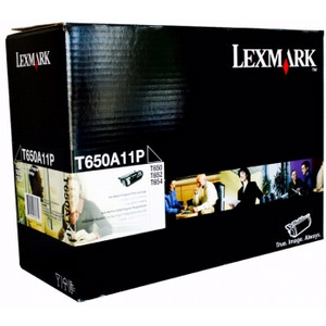 Lexmark T650A11P Origninal Black Prebate Toner Cartridge 7K Suits T650 / 652 / 654