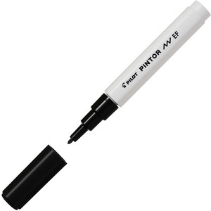 PILOT PINTOR PAINT MARKER EXTRA FINE BULLET POINT 0.7MM BLACK SW-PT-EF-B