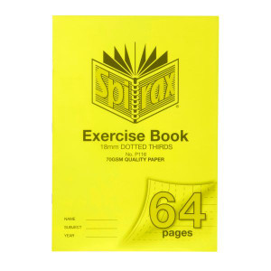 SPIRAX P116 EXERCISE BOOK A4 18MMDT 64PG 70gsm