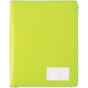 Bantex Zipper Binder A4 2D Ring 25mm - Lime (20714)