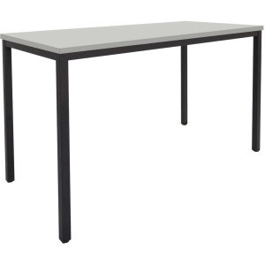 Rapidline Tall Drafting Table 1500Wx750Dx900mmH Black Frame Grey Top
