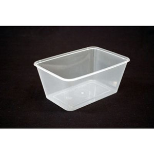 DISPOSABLE CONTAINER 1000ml Bx500 (Lids Sold Separately)