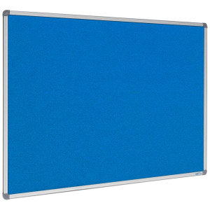 Visionchart Velour Pinboard Aluminium Frame 1500x1200mm