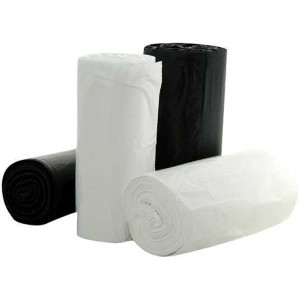 Regal Degradable Bin Liners 28 Litres Black Roll of 50