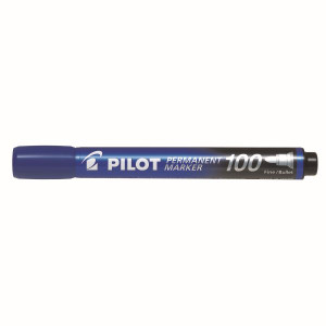 Pilot SCA-100 Permanent Marker Bullet 1mm Blue