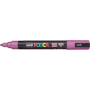 Uni Posca Poster Marker PC-5M 2.5mm Medium Bullet Raspberry