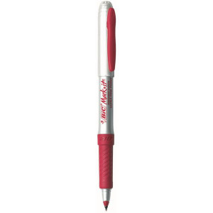 BIC MARK IT PERMANENT MARKER Ultra Fine Red