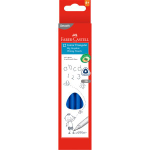 Faber-Castell Junior Triangular Graphite Pencil 2B, Each