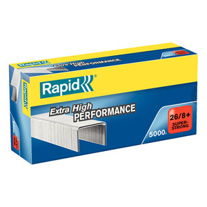 RAPID STAPLES 26/8MM BX5000 0180056