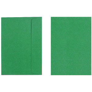 Quill Coloured Envelope 80gsm C6 - Emerald Pack of 25 (93006)