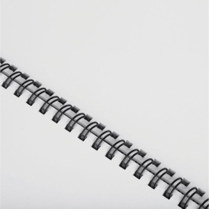 Fellowes Wire Binding Combs 12.7mm 34 Loop Black Pack of 100