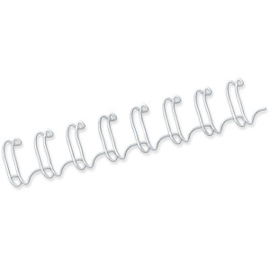 Fellowes Wire Binding Combs 14.3mm 34 Loop White Pack of 100