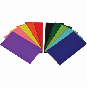 RAINBOW FLASH CARD 300GSM 203MM X 102MM COLOURED ASSORTED (Pack of 100)