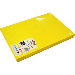 SPECTRUM BOARD A3 Yellow 200gsm Pack of 100