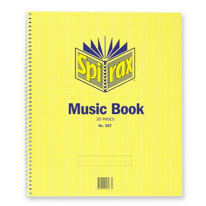 SPIRAX 567 MUSIC BOOK 15 Leaf 297x248mm S O