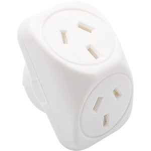 The Brute Power Co. Angled Double Adaptor