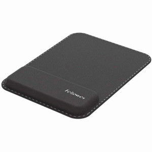 Fellowes Hana Series Mouse Pad Wrist Support Black