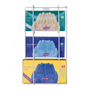 TRIPLE GLOVE AND APRON DISPENSER