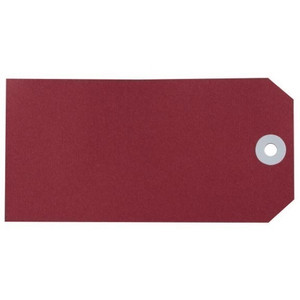 AVERY SHIPPING TAGS SIZE 6 134X67MM RED Box of 1000
