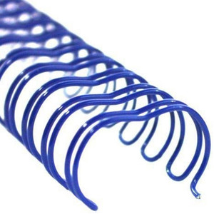 BINDING WIRE 34 LOOP 9.5MM BLUE PK100