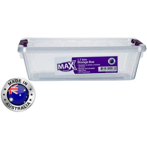Max Storage Box With Clip - 1.7Lt