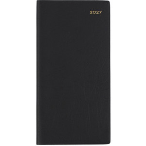 COLLINS BELMONT SLIMLINE DIARY B6/7 WEEK TO OPEN L/SCAPE BLACK (Pre-Order Now for 2027)