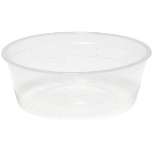 CONTAINER SMALL ROUND 70ML CLEAR (T2RD) C-PP0556